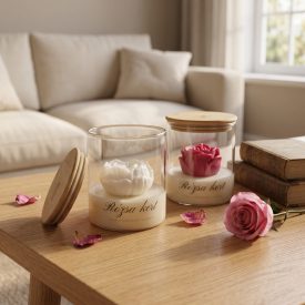 Rózsa kert illatgyertya