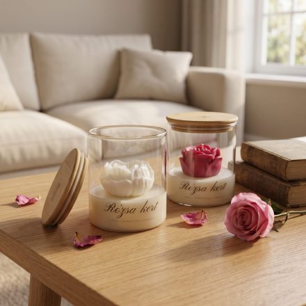 Rózsa kert illatgyertya